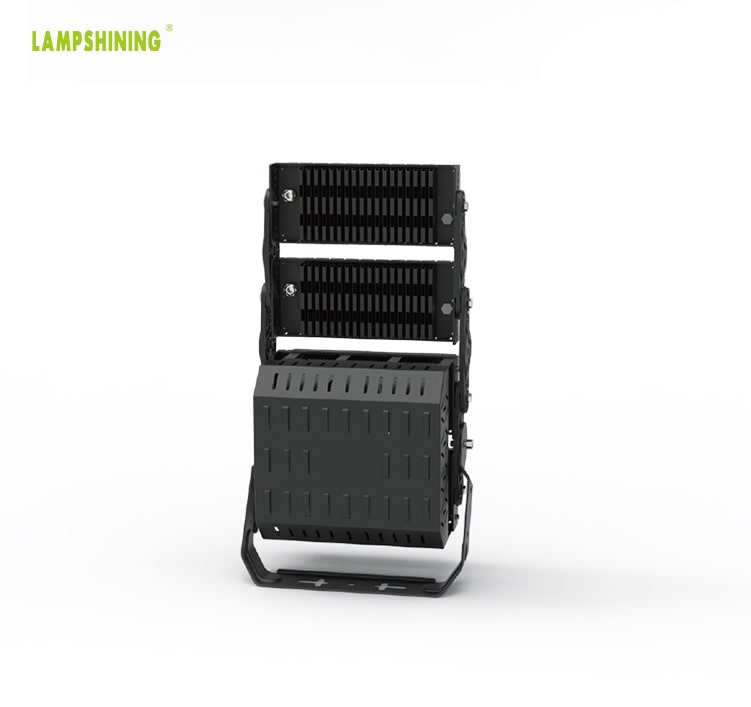 400W 64000lm Outdoor 3 Module LED Flood Light 5700K daylight -  Replaces 1000W Metal Halide