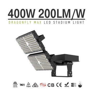 400W Dragonfly Max LED Sports Lighting, Football, Basketball, Soccer, Stadium Light 