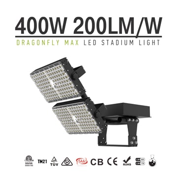 400W Dragonfly Max LED Sports Lighting, Football, Basketball, Soccer, Stadium Light