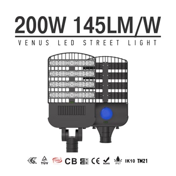 200W Venus LED Street Light | Parking Lot Light | LED Industrial Lighting