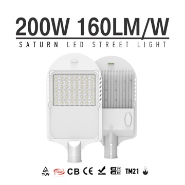 200W 32000Lm Saturn LED Street light | Outdoor Dusk to Dawn Factory Area, Lighting 