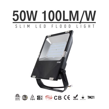 50W LED Flood Light Fixtures 6500Lm Waterproof CE RoHS SAA Ctick 