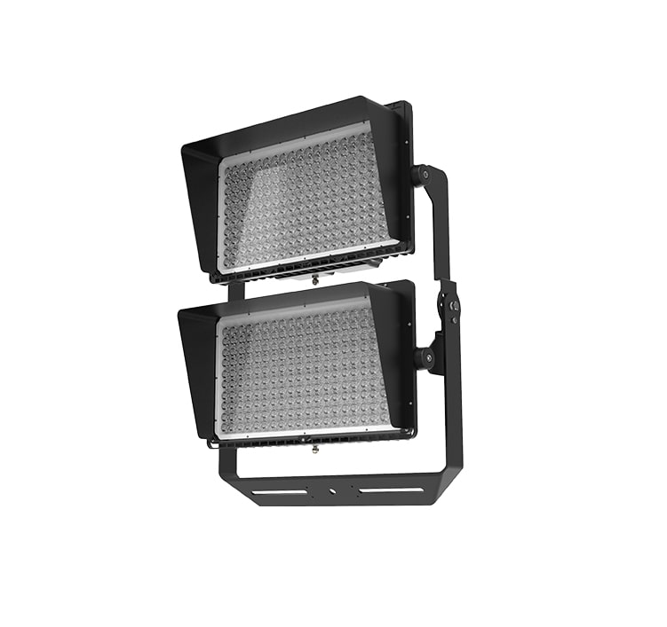 Stadium LED Lighting Fixtures - 800W 100-277V IP66 Anti-glare Rotatable Bracket Flood Light