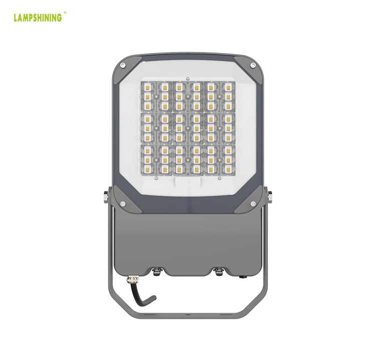 75W LED Flood Light with Sensor, Security 1-10V Dimmable  IP66 Waterproof External wall, Area Flood Lighting