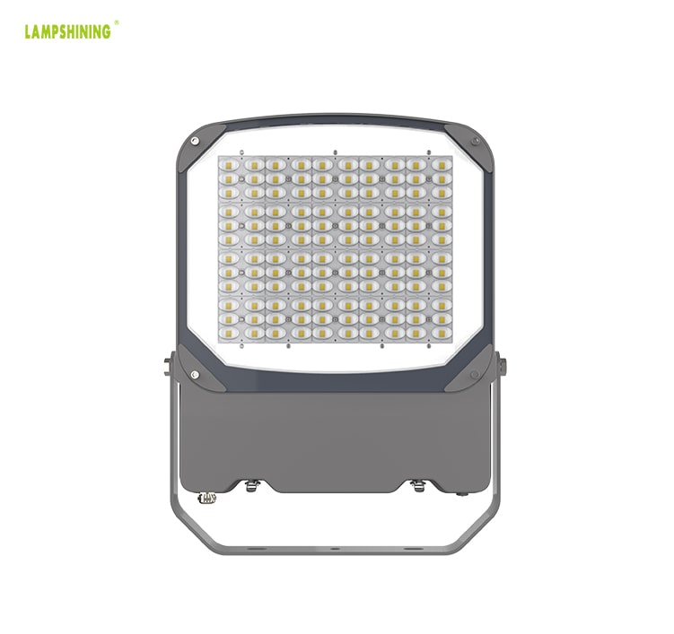 200W 34000lm Outdoor LED Flood Light with Plug - Adjustable bracket Security Exterior Dimmable Flood Lamp