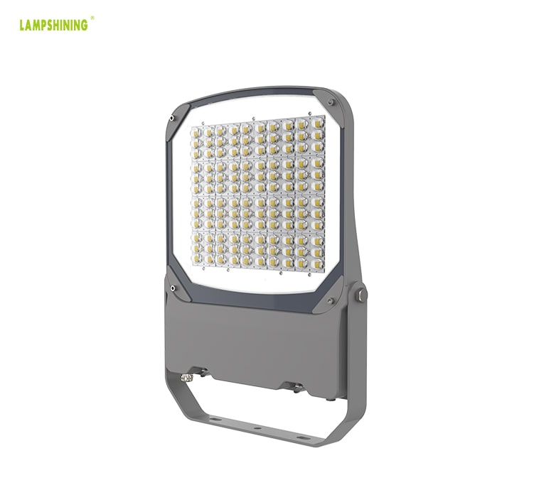 200W 34000lm Outdoor LED Flood Light with Plug - Adjustable bracket Security Exterior Dimmable Flood Lamp