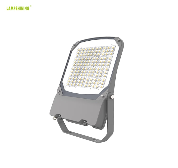 200W 34000lm Outdoor LED Flood Light with Plug - Adjustable bracket Security Exterior Dimmable Flood Lamp