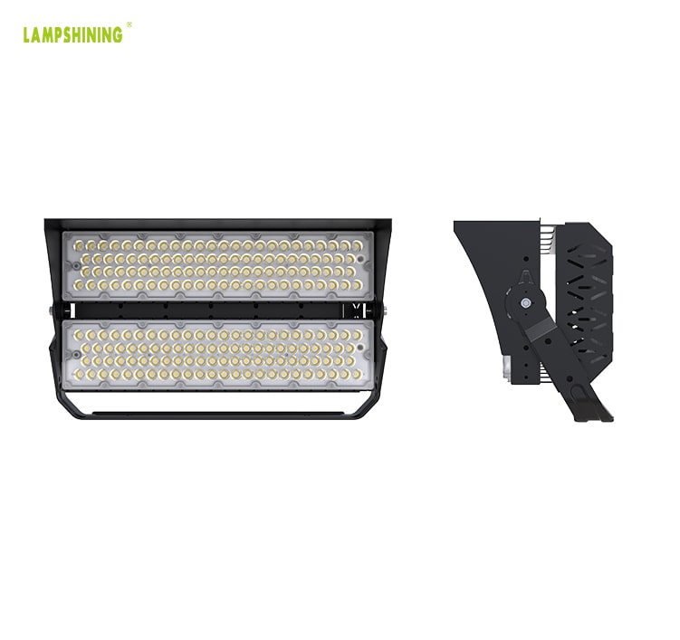 400W 480W LED Sports Light, 100-277vac, CRI80, IP66, Dimmable Wall, Ground, Pole Installation Flood Light