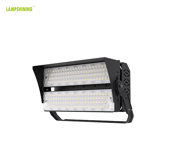 400W 480W LED Sports Light, 100-277vac, CRI80, IP66, Dimmable Wall, Ground, Pole Installation Flood Light