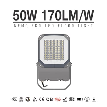 Nemo EKO 50W LED Flood light, Small Size Light weight Efficeient Flood Lamp, Landscape, Billboard, Sign Flood light