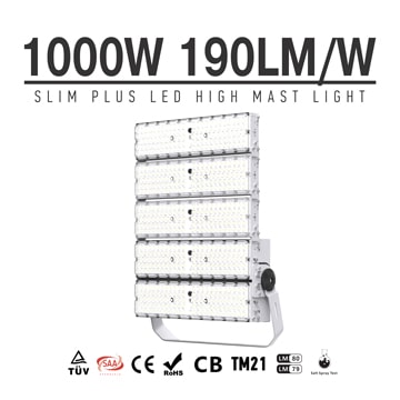 1000W LED Light Super Efficient Energy saving, 180,000Lm Large Area Lighting 