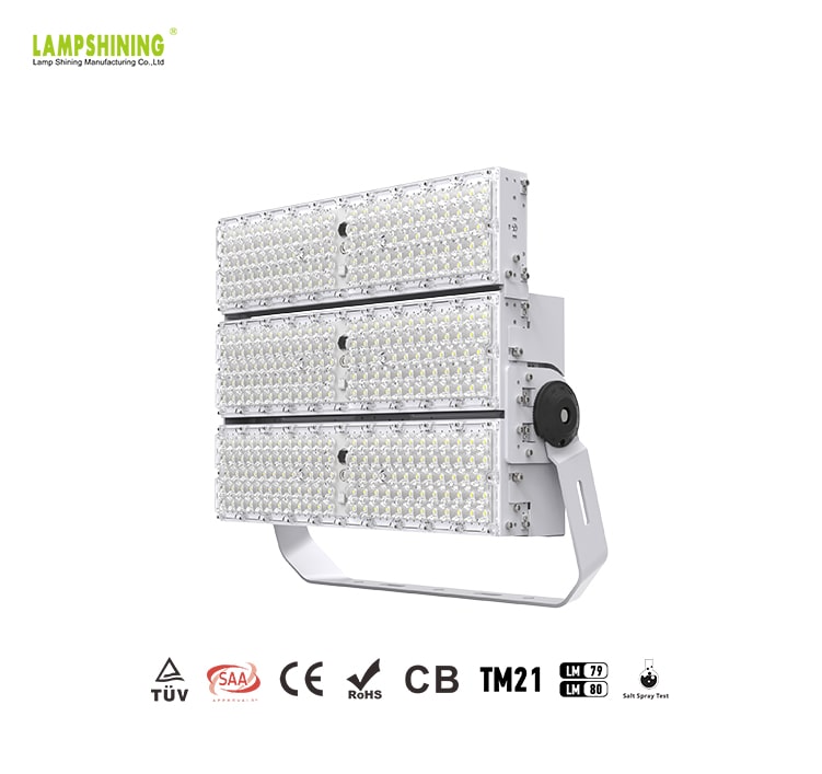 720W 900W LED High Mast Light | Outdoor High Power P50 Anti‐glare LED Lighting
