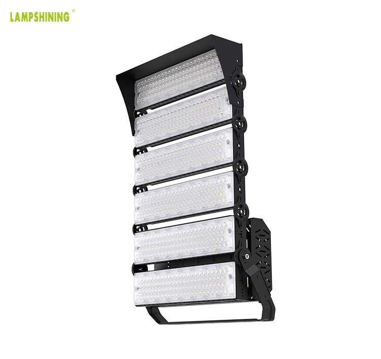 Outdoor 6 Module 1440W High Power LED Sports Lights - 252,000lm Arena Lighting Fixtures