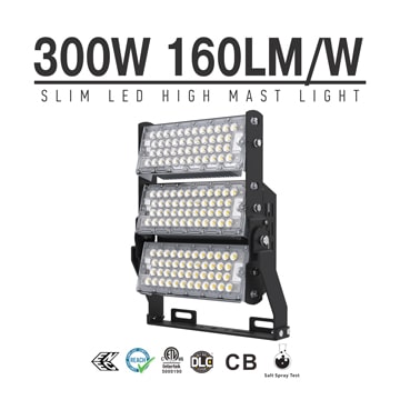 LED stadium high mast Light - 300w waterproof high pole lighting