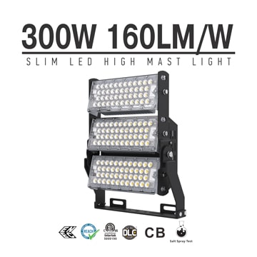 LED stadium high mast Light - 300w waterproof high pole lighting 