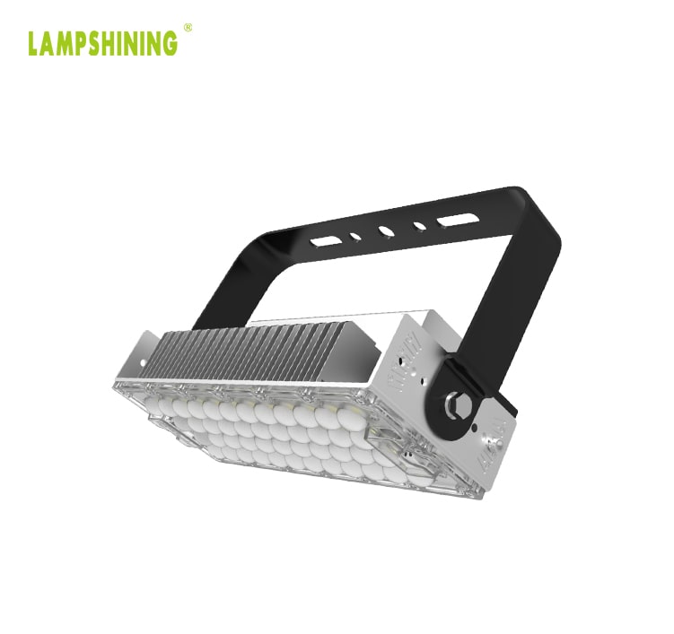 100W Slim Pro LED Sport Flood Light Fixtures - 240V Outdoor 17500lm Aluminum Fin Module Spotlights