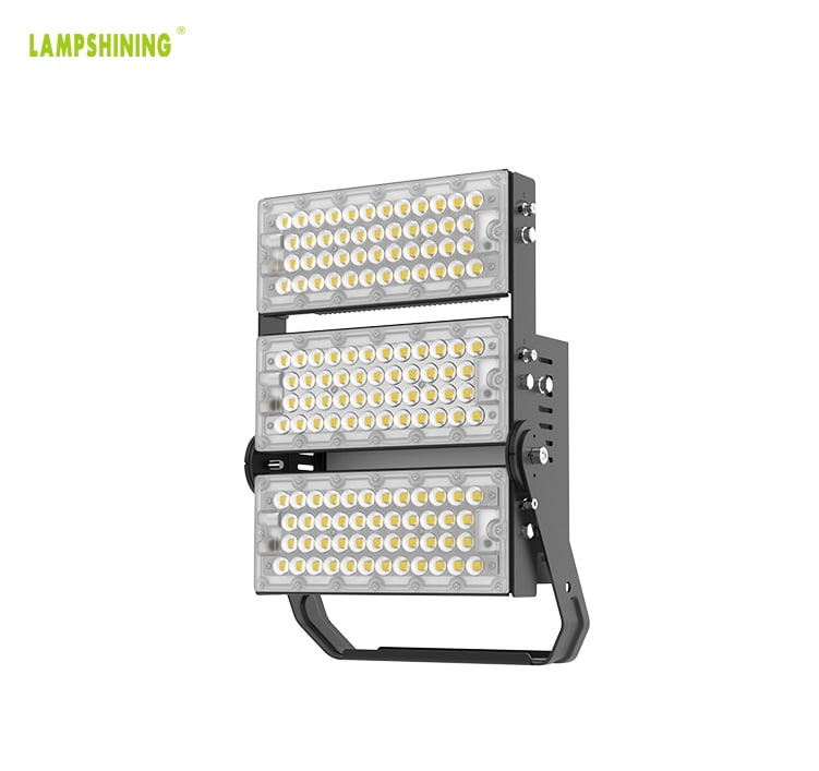 300W Slim Pro LED Flood Light 52500lm(600W Equivalent) - Adjustable Module Outdoor Industrial Area Light
