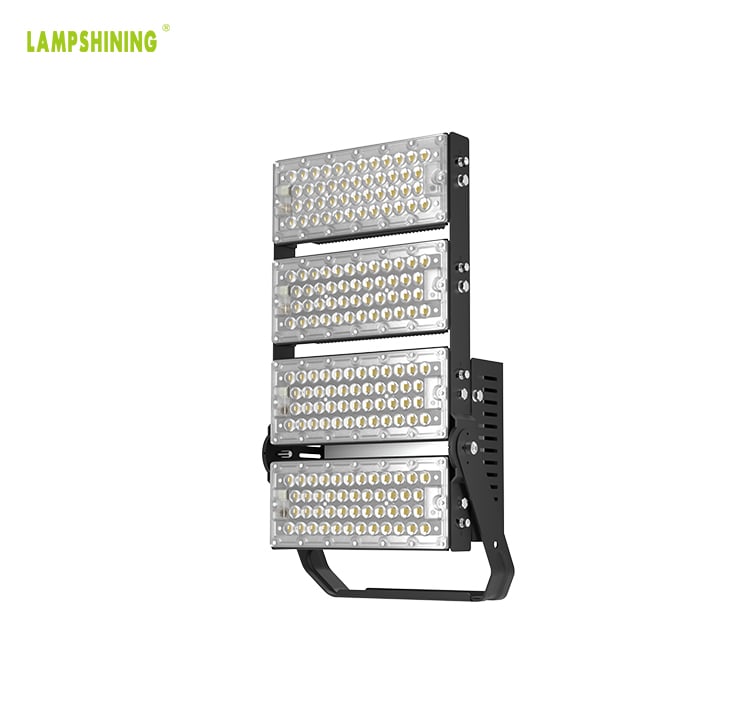 Slim Pro 480W Commercial LED Sports Flood Light Fixtures - 81600lm 4 Modules Security Floodlights
