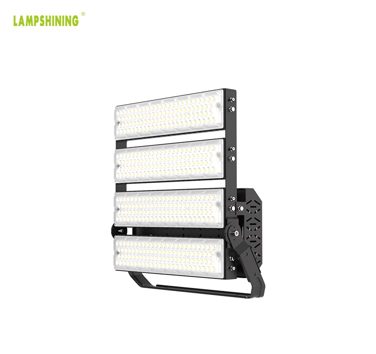 960W LED Sports Lighting,4 Adjustable Modules,163,200 Lumens 2000W Equivalent Light