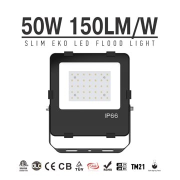 50W LED Floodlight - 7500 Lumen Outdoor Lighting