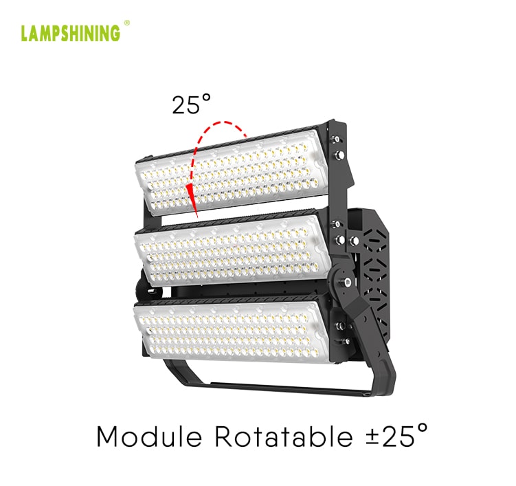 600W LED Sports Lighting, Stadium Lighting, High Mast Lighting,175Lm/W,105000 Lumens