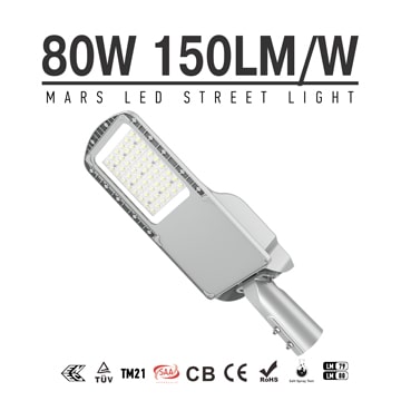 80w DLC ETL ENEC led street light-10400 Lumen-135Lm/w -Waterproof IP66 