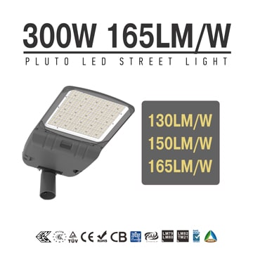 Pluto LED Street Light 300W - 49500lm Waterproof City Street Light 