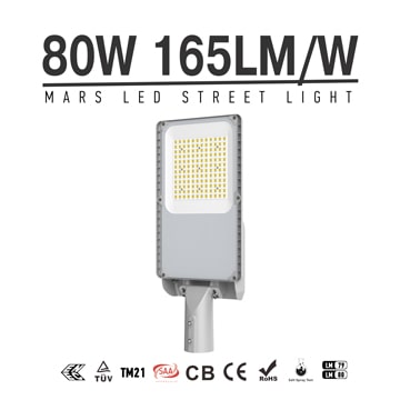 80w DLC ETL ENEC led street light-10400 Lumen-135Lm/w -Waterproof IP66 