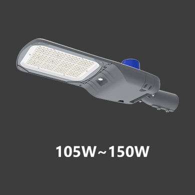 105-150W Steamlined pluto led street light