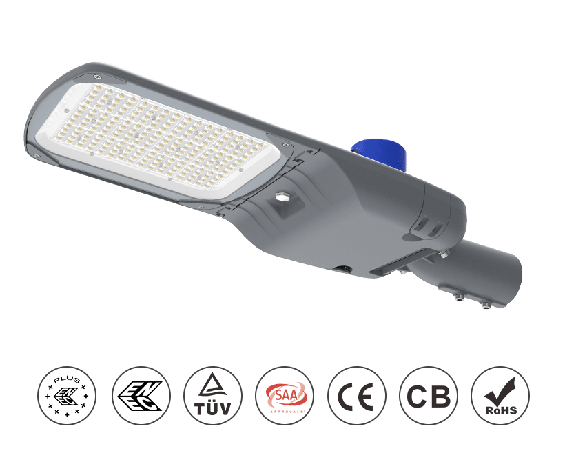 Streamlined Pluto LED Street Lights 120W 