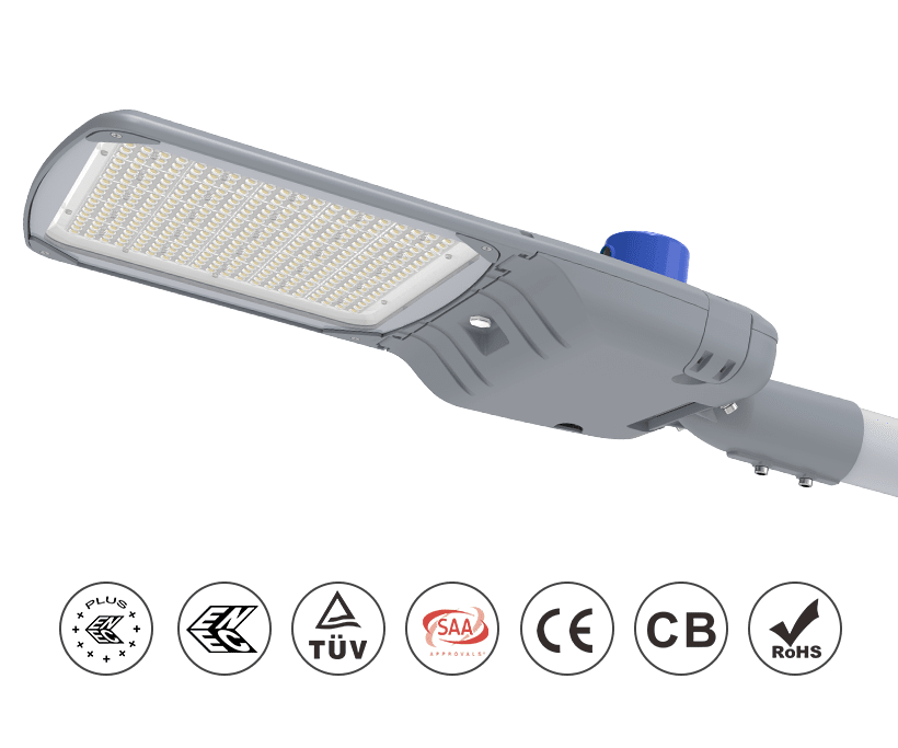 Streamlined Pluto LED Street Lights 240W 