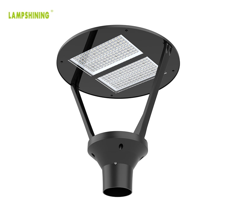 100W LED Outdoor Post Light, 15000lm Public Garden Park Lantern Lamp