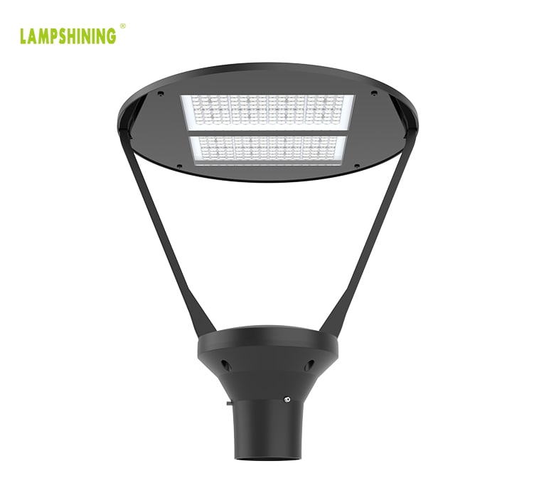 100W LED Outdoor Post Light, 15000lm Public Garden Park Lantern Lamp