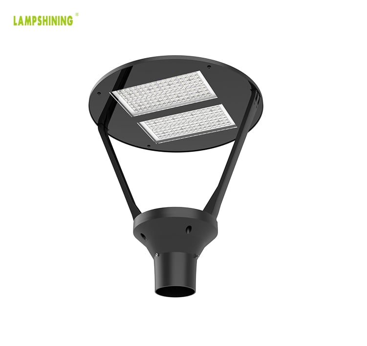 50W LED Post Top Light With Photocell - ENEC TUV CB 8000lm Circular Area Light