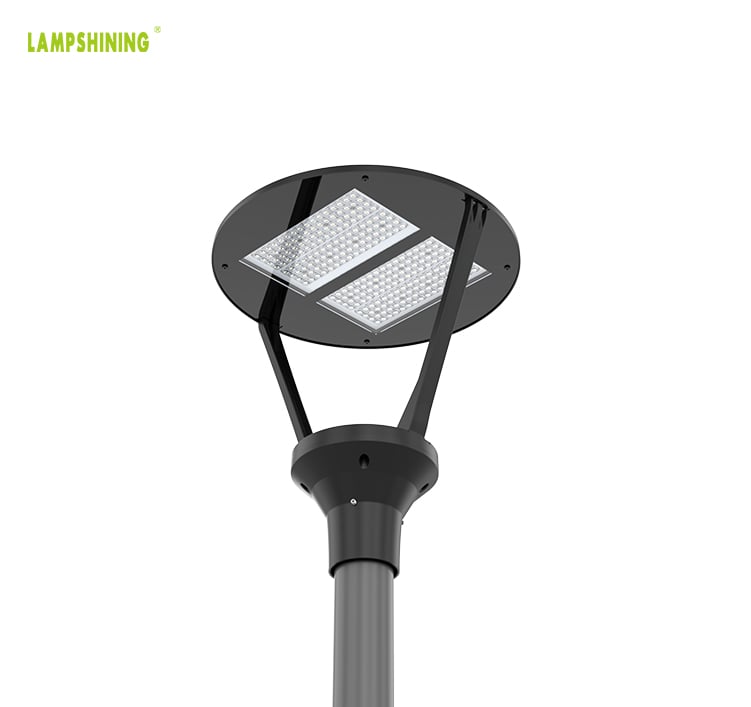 50W LED Post Top Light With Photocell - ENEC TUV CB 8000lm Circular Area Light