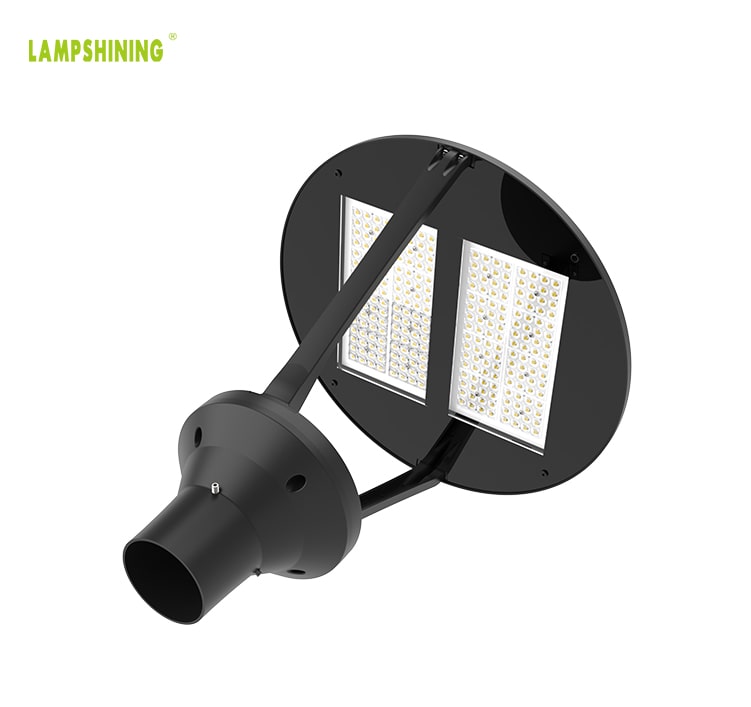 150W Skyscraper LED Garden Road Pole Light LED Urban Luminaire - ENEC CB TUV 21000lm Exterior Pole Light Fixtures