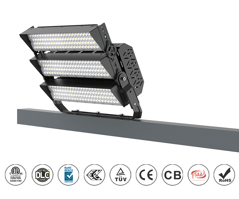 Slim Pro LED Stadium Flood Light 600W 