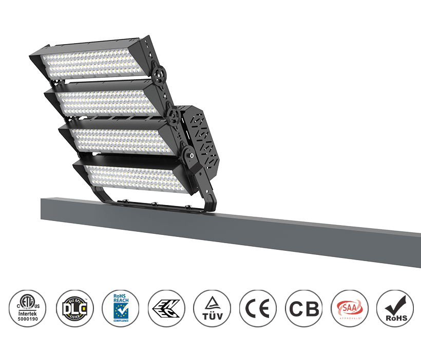 Slim Pro LED Stadium Flood Light 800W 