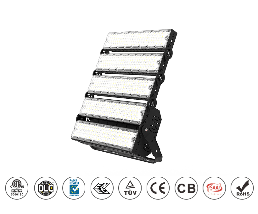 Slim Pro Module LED Sport Light Fixtures 1200W 