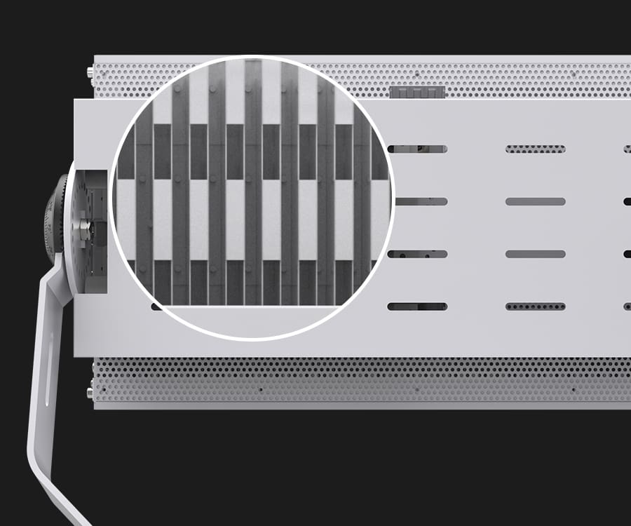 Folding aluminum fin design 