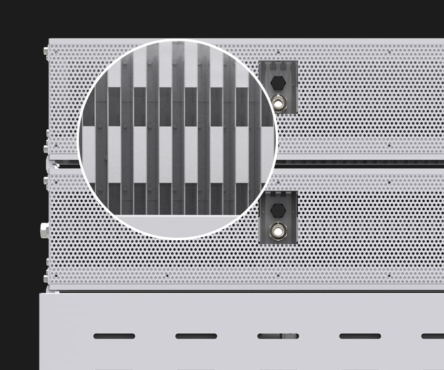 Folding aluminum fin design 