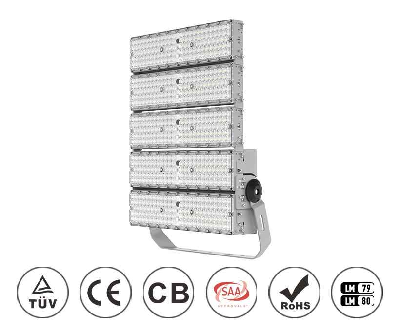 Slim Plus LED Pole Flood Light 1500W 