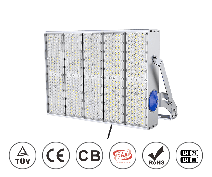 Slim MAX High Power Outdoor LED High Pole Light 1000W 1500W 