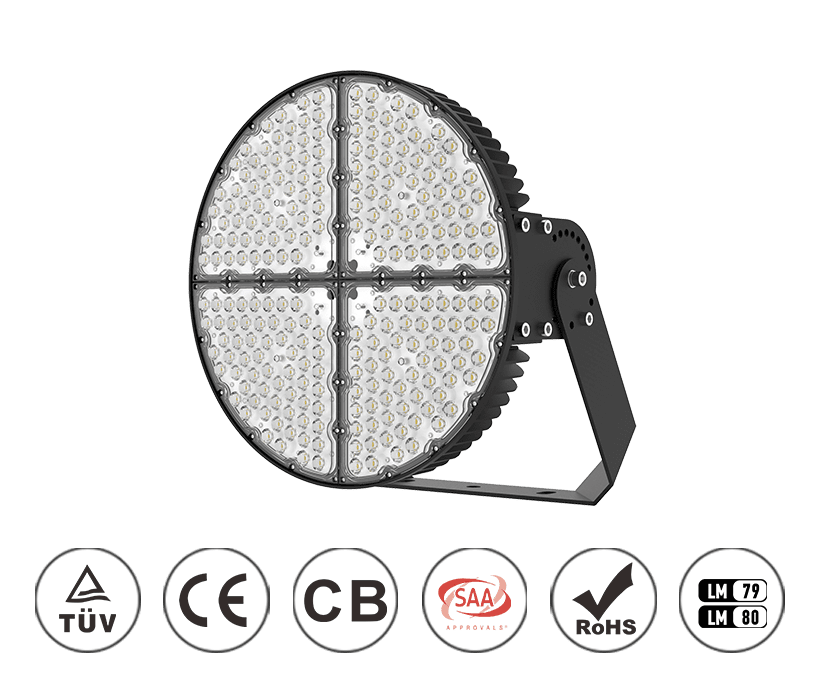 Round LED Sports Light 600W 