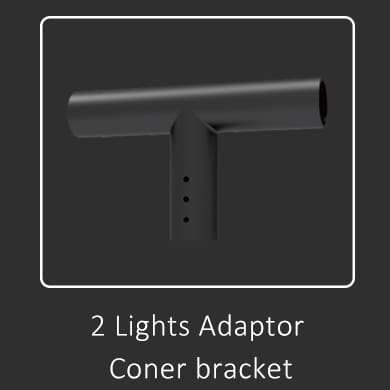 2 Lights AdaptorConer bracket