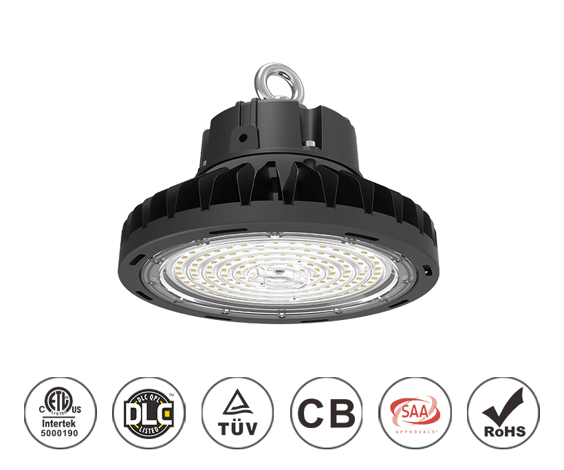 100W Slim Fin UFO LED High Bay Light 