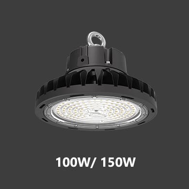 Slim fin ufo led high bay light