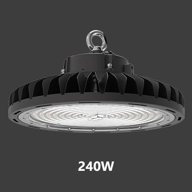 Slim fin ufo led high bay light