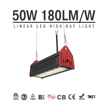 50W LED Linear High Bay Light 8500Lm CE RoHS 