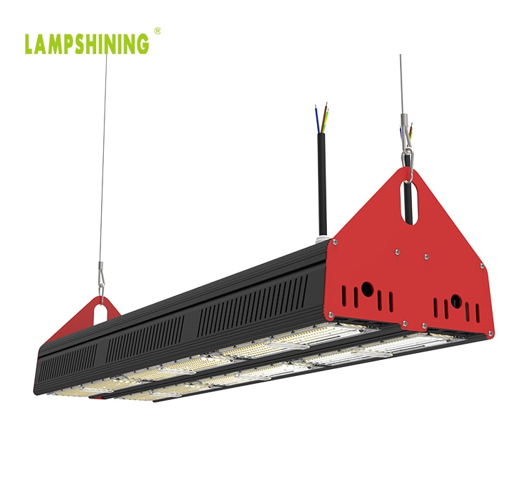 300W Linear LED High Bay Light With Motion Sensor - 54000lm 180LPW Indoor Hanging Lighting Fixtures